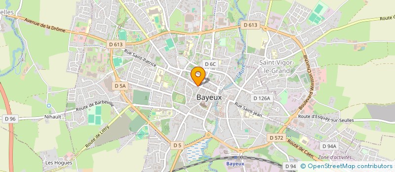 localisation de l'entreprise MADAME PAULETTE TAHOT  BAYEUX