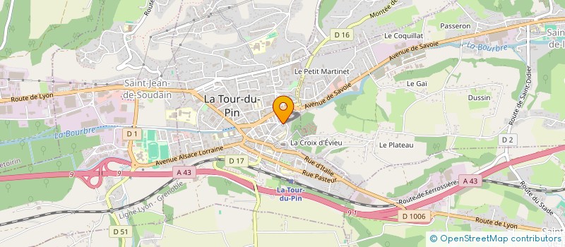 localisation de l'entreprise MADAME PAULETTE TARDY  LA TOUR-DU-PIN