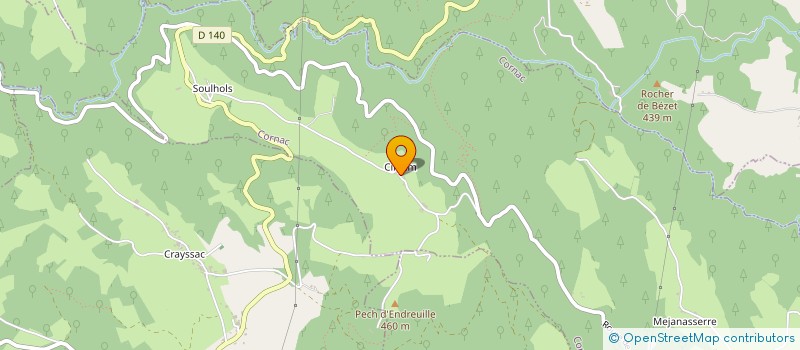 localisation de l'entreprise MADAME PAULETTE TAURAND  CORNAC