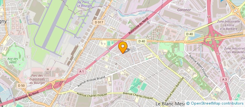 localisation de l'entreprise MADAME PAULETTE TCHOUMI FOCKO à LE BLANC-MESNIL