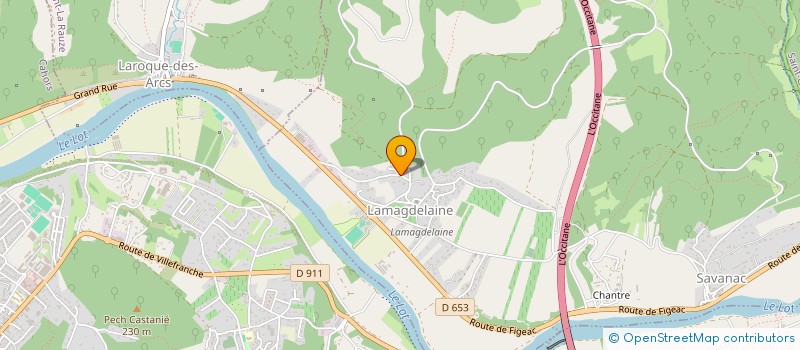 localisation de l'entreprise MADAME PAULETTE TERRIE  LAMAGDELAINE