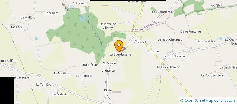 localisation de l'entreprise MADAME PAULETTE TERROITIN  JAVRON LES CHAPELLES