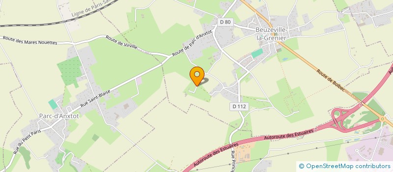 localisation de l'entreprise MADAME PAULETTE TESSIER à BEUZEVILLE-LA-GRENIER