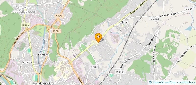 localisation de l'entreprise MADAME PAULETTE THOMAS  SAINT-PRIVAT-DES-VIEUX