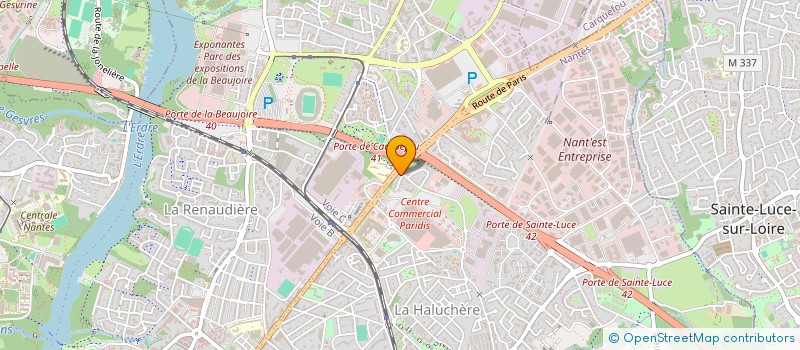 localisation de l'entreprise MADAME PAULETTE TROCHERIS à NANTES