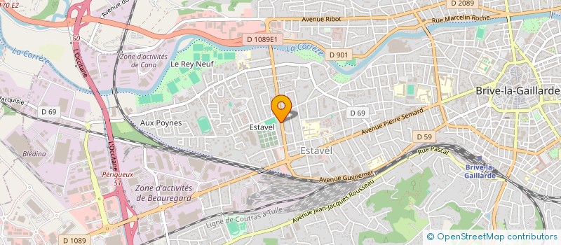 localisation de l'entreprise MADAME PAULETTE TROUGNAC  BRIVE-LA-GAILLARDE