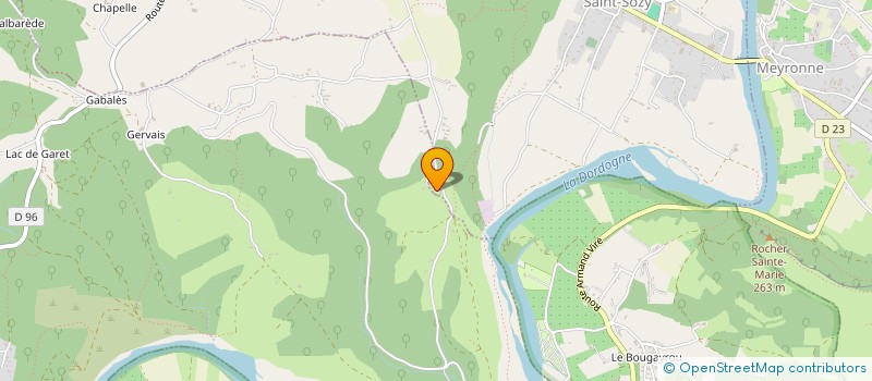 localisation de l'entreprise MADAME PAULETTE VALADE  SAINT-SOZY