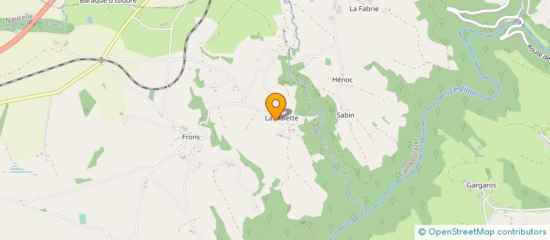 localisation de l'entreprise MADAME PAULETTE VAYSSE à CAMJAC
