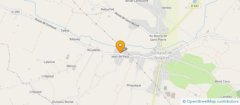 localisation de l'entreprise MADAME PAULETTE VERARDO  GONTAUD-DE-NOGARET