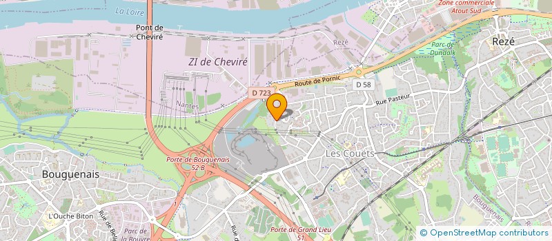 localisation de l'entreprise MADAME PAULETTE VERJAT  BOUGUENAIS