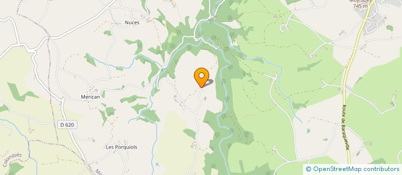 localisation de l'entreprise MADAME PAULETTE VIAULE  MOYRAZES