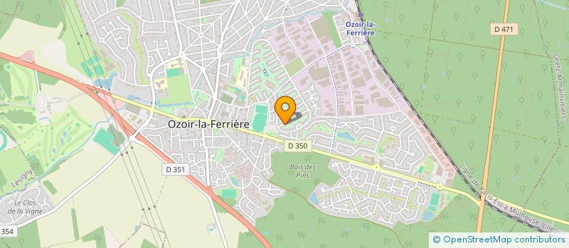 localisation de l'entreprise MADAME PAULETTE VICHERAT  OZOIR-LA-FERRIERE