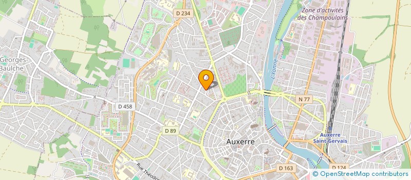localisation de l'entreprise MADAME PAULETTE VILDE à AUXERRE