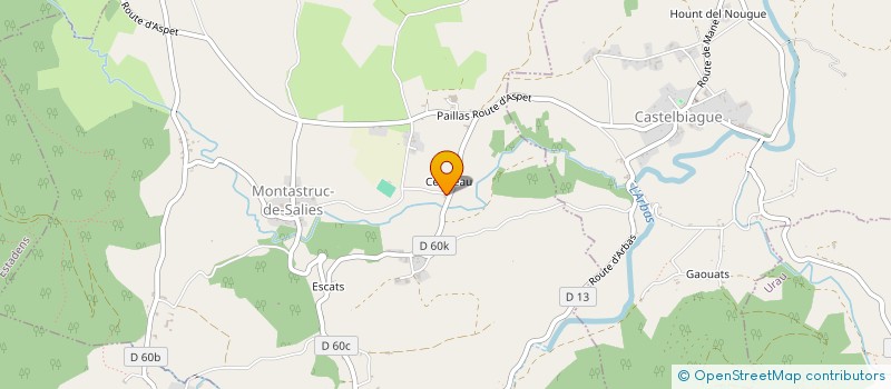 localisation de l'entreprise MADAME PAULETTE ZUCCOLOTTO à MONTASTRUC-DE-SALIES