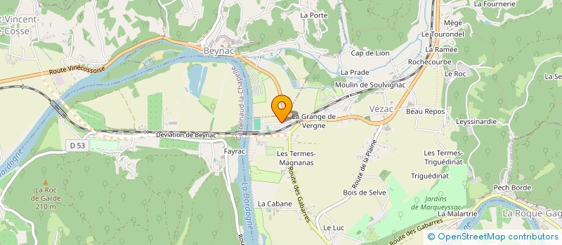 localisation de l'entreprise MADAME PAULIEN BRANDSMA à VEZAC