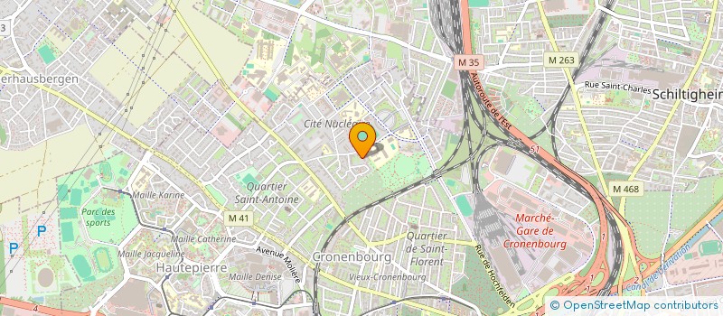 localisation de l'entreprise MADAME PAULIN COUVIDOU  STRASBOURG