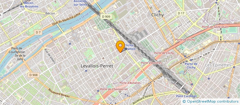 localisation de l'entreprise MADAME PAULINA BAAN à LEVALLOIS-PERRET