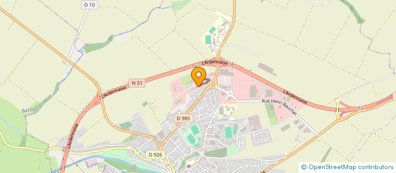 localisation de l'entreprise MADAME PAULINA BARAN  RETHEL