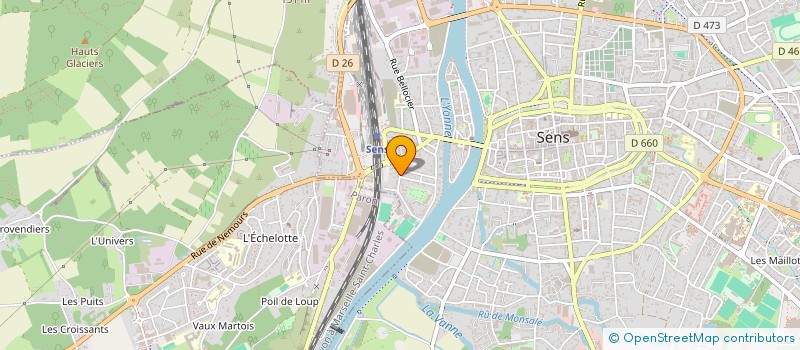 localisation de l'entreprise MADAME PAULINA GORGOSZ  SENS