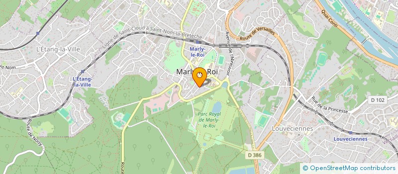 localisation de l'entreprise MADAME PAULINA IORDACHI  MARLY-LE-ROI