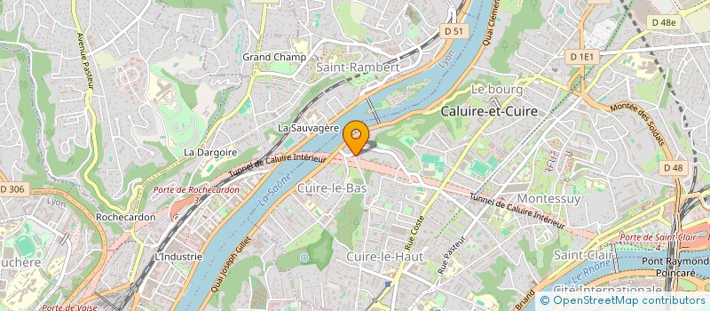 localisation de l'entreprise MADAME PAULINA MARIE SIMONE JONQUERES D'ORIOLA à CALUIRE-ET-CUIRE