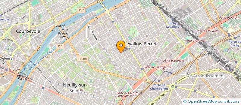 localisation de l'entreprise MADAME PAULINA MONTES-DELPRAT  LEVALLOIS-PERRET