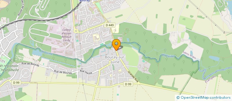 localisation de l'entreprise MADAME PAULINA MUENALA BURGA  BOURAY-SUR-JUINE