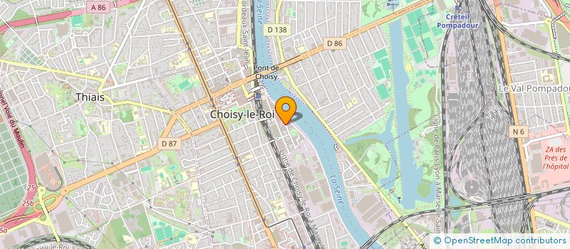 localisation de l'entreprise MADAME PAULINA MUNOZ MERCADO  CHOISY-LE-ROI