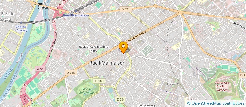localisation de l'entreprise MADAME PAULINA VEGA PEREZ à RUEIL-MALMAISON