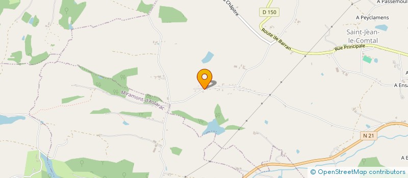 localisation de l'entreprise MADAME PAULINE ABADIE  SAINT-JEAN-LE-COMTAL