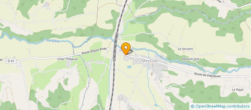 localisation de l'entreprise MADAME PAULINE AGUILERA  MEYSSIEZ