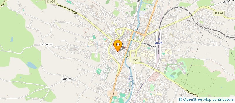 localisation de l'entreprise MADAME PAULINE AGUINALIN  AUCH