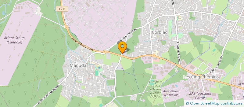 localisation de l'entreprise MADAME PAULINE ALARCON  SAINT-MEDARD-EN-JALLES