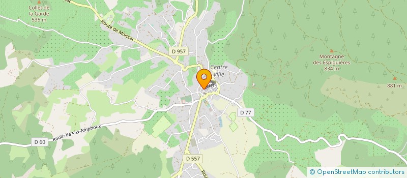 localisation de l'entreprise MADAME PAULINE ALBOUY à AUPS