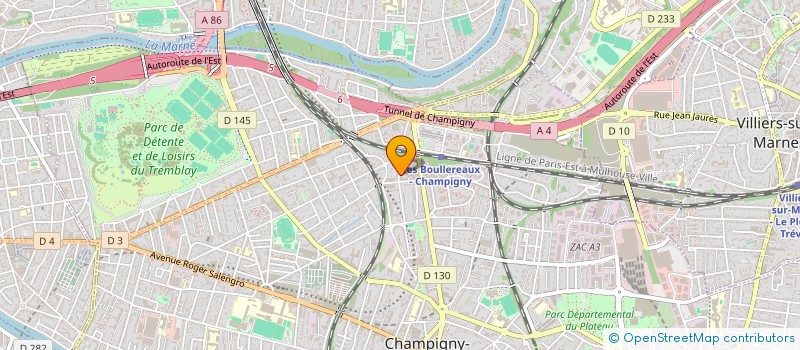 localisation de l'entreprise MADAME PAULINE ALICE SOPHIE COSSON à CHAMPIGNY-SUR-MARNE