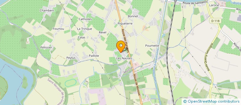 localisation de l'entreprise MADAME PAULINE ALIET à MOISSAC