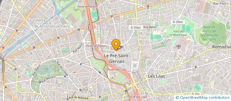 localisation de l'entreprise MADAME PAULINE ALLAIN à LE PRE-SAINT-GERVAIS