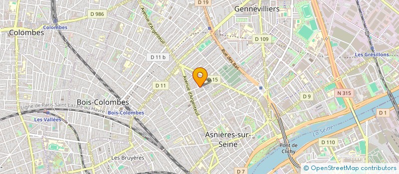 localisation de l'entreprise MADAME PAULINE ALLEGRINI  ASNIERES-SUR-SEINE