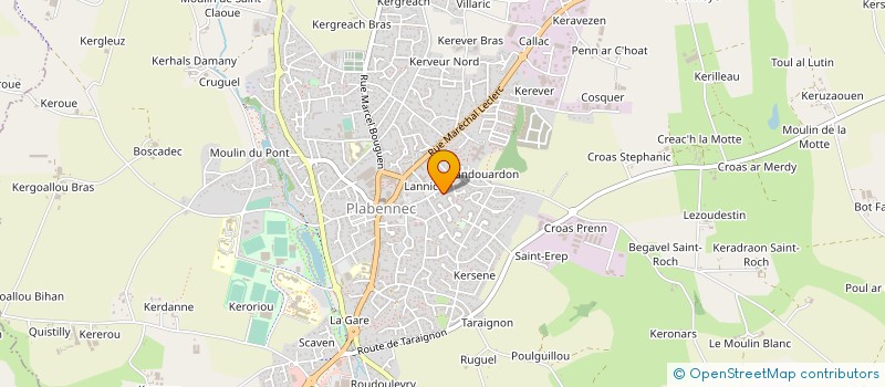 localisation de l'entreprise MADAME PAULINE AMALFI  PLABENNEC