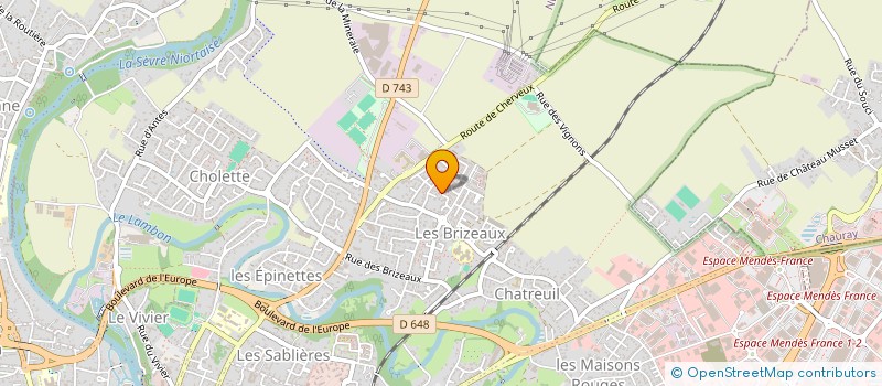 localisation de l'entreprise MADAME PAULINE AMORIM à NIORT