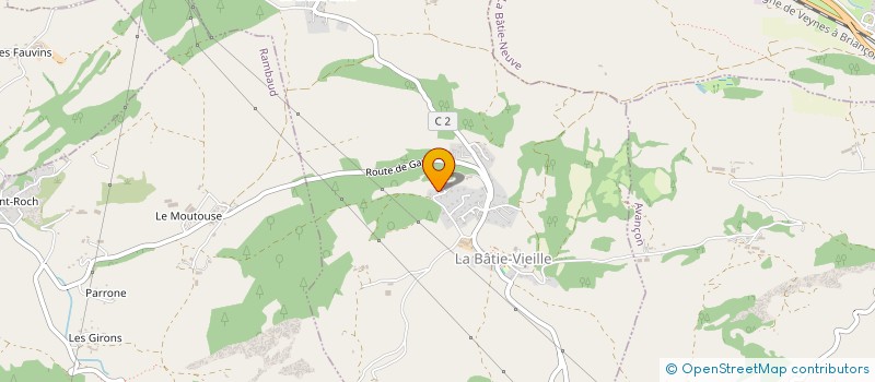 localisation de l'entreprise MADAME PAULINE AMOURIQ  LA BATIE-VIEILLE