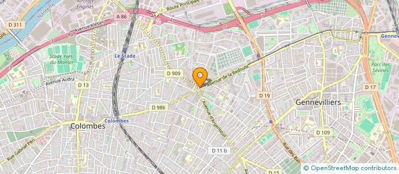 localisation de l'entreprise MADAME PAULINE ANCEAU  ASNIERES-SUR-SEINE