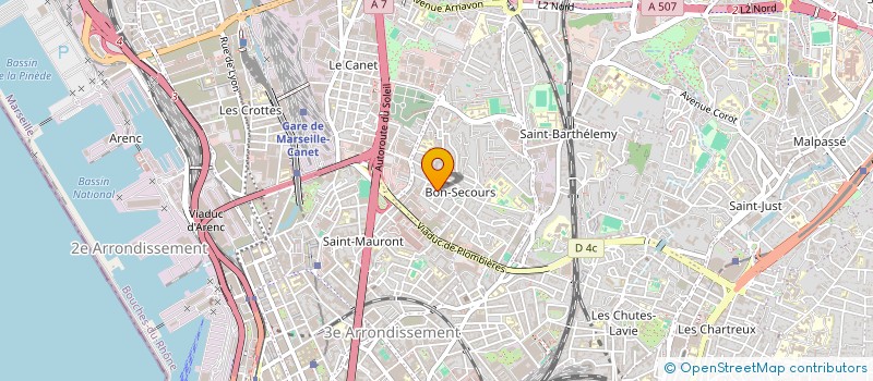 localisation de l'entreprise MADAME PAULINE ANDRE à MARSEILLE
