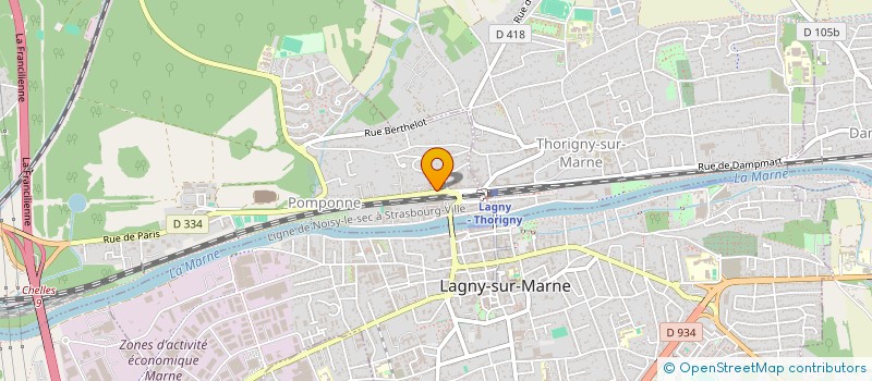 localisation de l'entreprise MADAME PAULINE ANDRIEU  POMPONNE