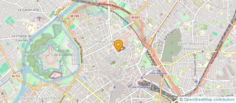 localisation de l'entreprise MADAME PAULINE ANGER-BOUREZ  LILLE