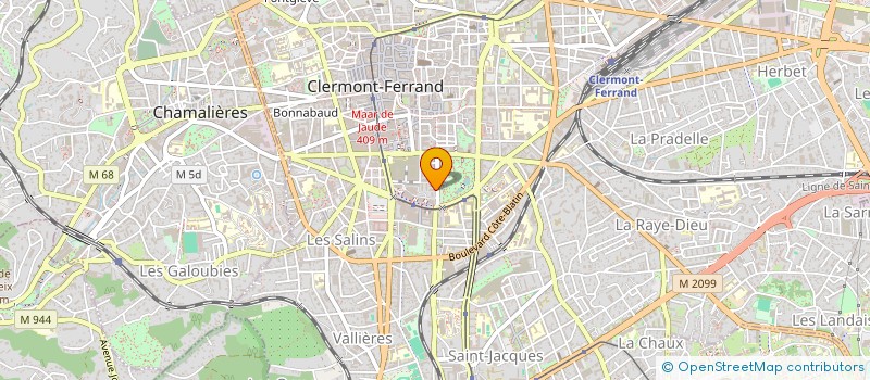 localisation de l'entreprise MADAME PAULINE ANTON  CLERMONT-FERRAND