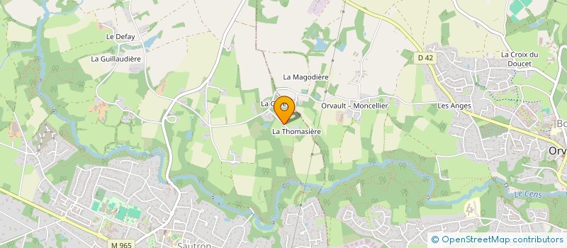 localisation de l'entreprise MADAME PAULINE ANTONIETTI à SAUTRON