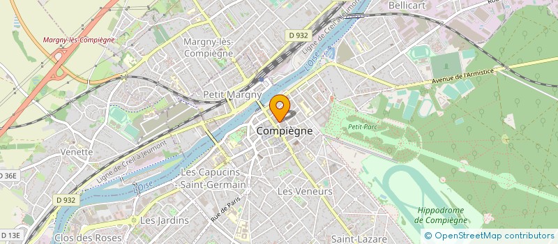 localisation de l'entreprise MADAME PAULINE ARIDA  COMPIEGNE