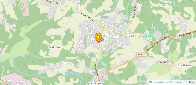 localisation de l'entreprise MADAME PAULINE ARNALDI  SAINT-MARTIN-DE-SEIGNANX