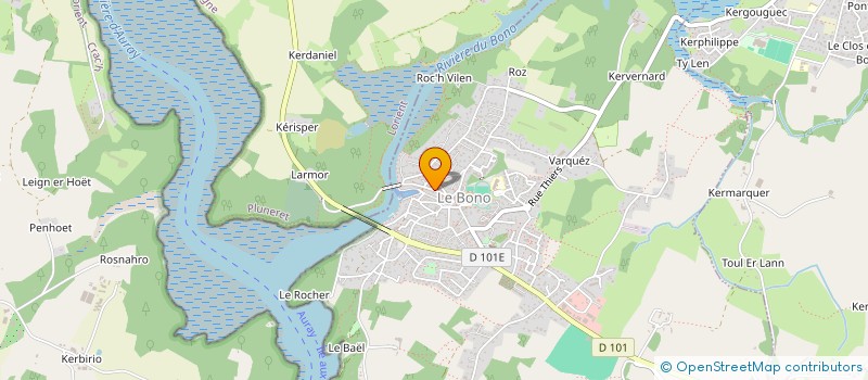 localisation de l'entreprise MADAME PAULINE ARNAUD  LE BONO